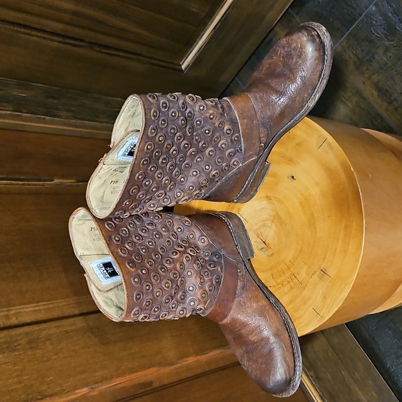 7.5 | Frye Boots Jenna Disc Short Cognac - Picture 4 of 16